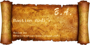 Bastien Azár névjegykártya